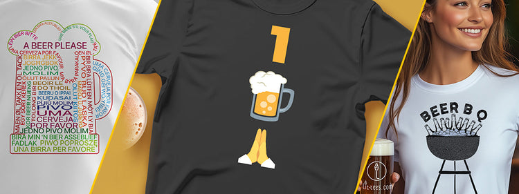 Our full range of booze themed T Shirts