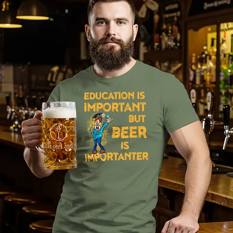 Education is important but beer is importanter
