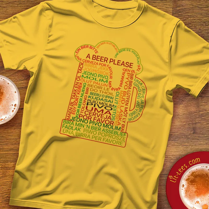 Beer Please Translations [Beer Word Cloud]