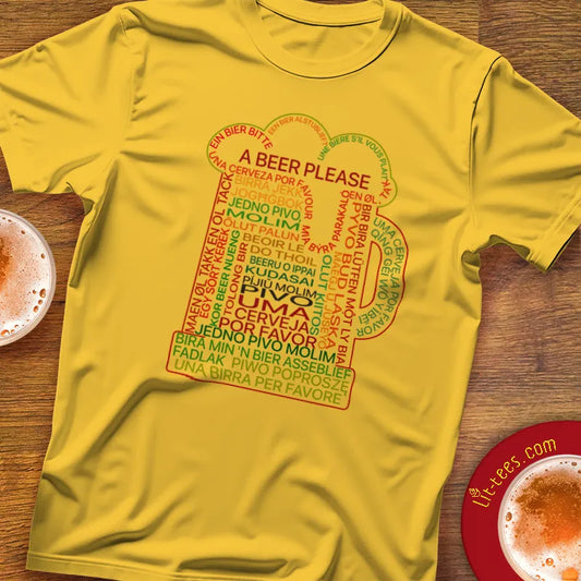 Beer Please Translations [Beer Word Cloud]