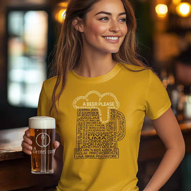 Beer Please Translations [Beer Word Cloud]