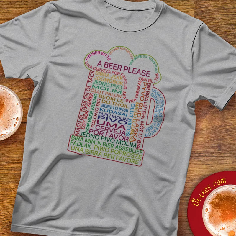 Beer Please Translations [Beer Word Cloud]