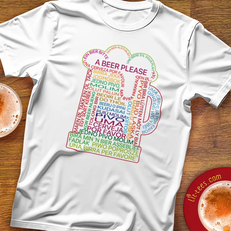Beer Please Translations [Beer Word Cloud]
