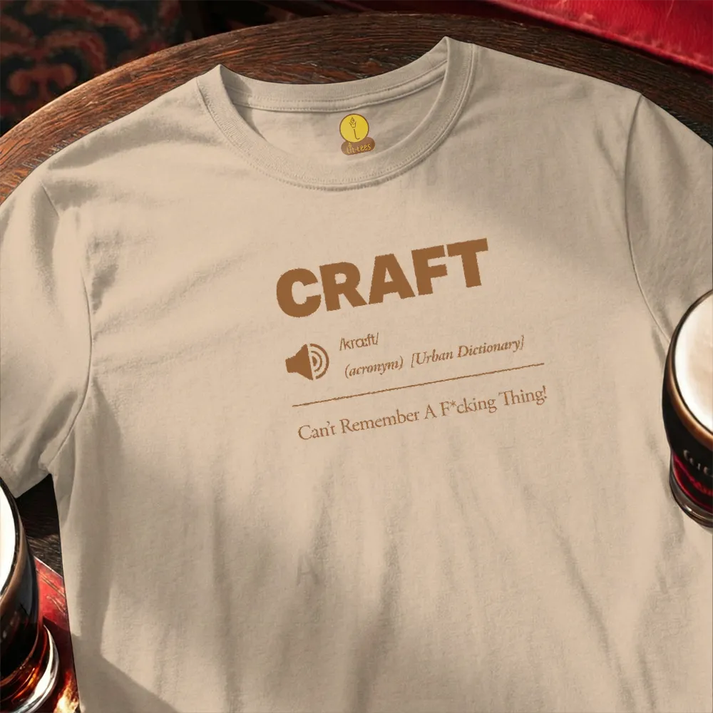 CRAFT - Can't Remember a F*cking Thing