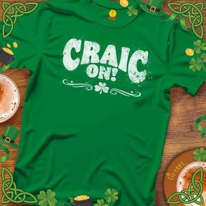 Craic On! White Grunge