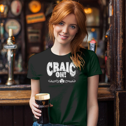 Craic On! White Grunge