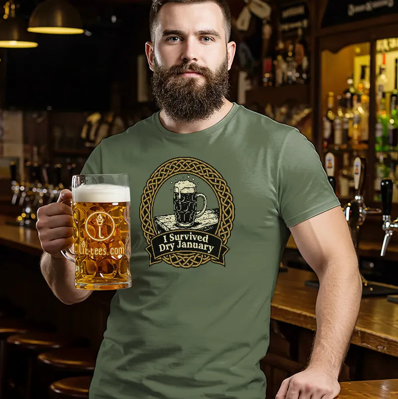 I survived Dry January [Irish Wreath]