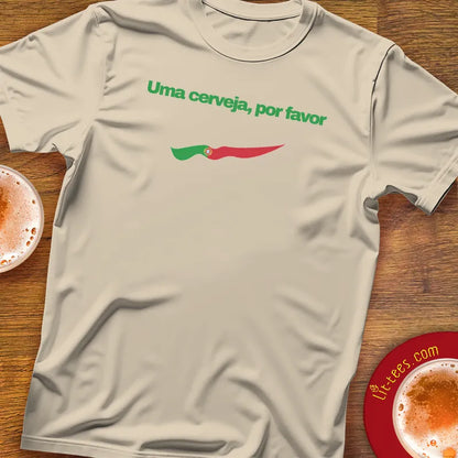 1 beer please in Portuguese: Uma cerveja, por favor