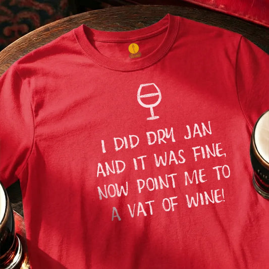I did Dry January Wine Quatrain
